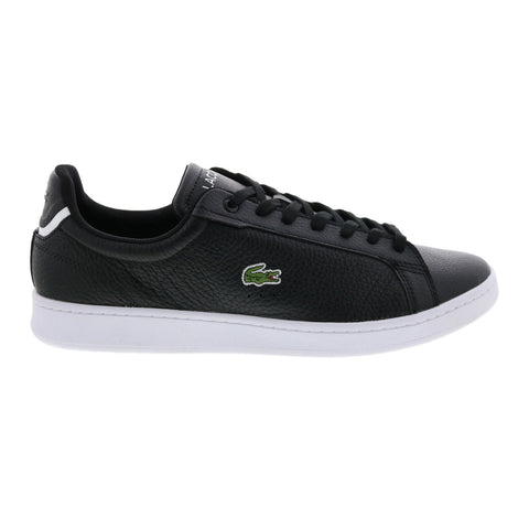Lacoste Carnaby Pro 222 1 Mens Black Leather Lifestyle Sneakers Shoes