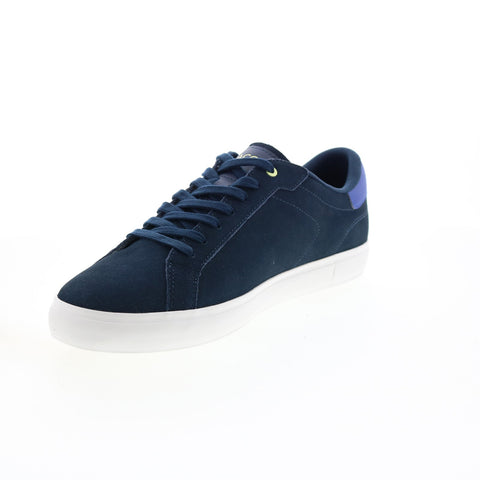 Lacoste Powercourt 222 1 7-44SMA0025J18 Mens Blue Lifestyle Sneakers Shoes