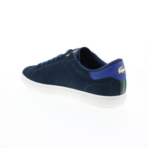 Lacoste Powercourt 222 1 7-44SMA0025J18 Mens Blue Lifestyle Sneakers Shoes