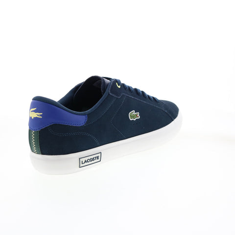 Lacoste Powercourt 222 1 7-44SMA0025J18 Mens Blue Lifestyle Sneakers Shoes
