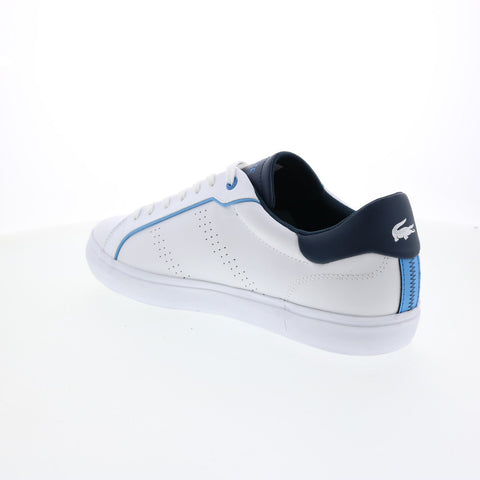 Lacoste Powercourt 2.0 222 1 Mens White Leather Lifestyle Sneakers Shoes