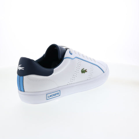Lacoste Powercourt 2.0 222 1 Mens White Leather Lifestyle Sneakers Shoes