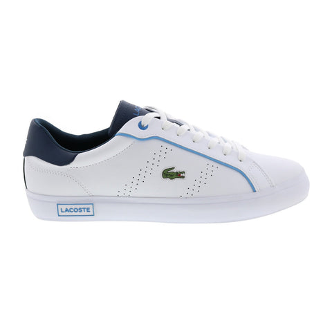Lacoste Powercourt 2.0 222 1 Mens White Leather Lifestyle Sneakers Shoes