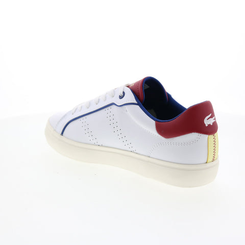 Lacoste Powercourt 2.0 222 1 Mens White Leather Lifestyle Sneakers Shoes