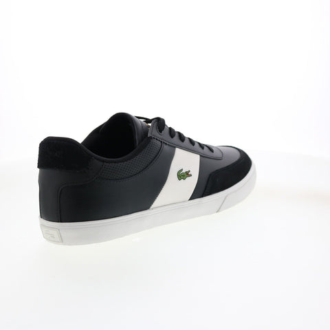 Lacoste Court-Master Pro Mens Black Leather Lifestyle - Ruze Shoes