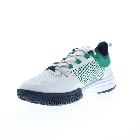 Lacoste AG-LT 21 222 1 7-44SMA0061082 Mens White Mesh Athletic Tennis Shoes