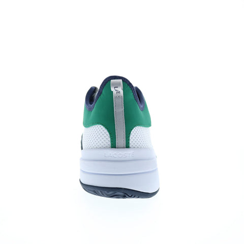 Lacoste AG-LT 21 222 1 7-44SMA0061082 Mens White Mesh Athletic Tennis Shoes