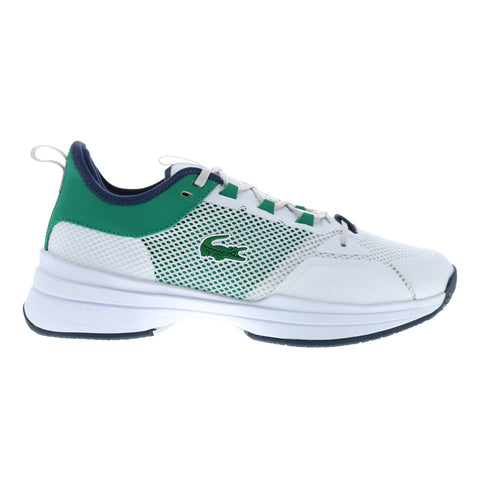 Lacoste AG-LT 21 222 1 7-44SMA0061082 Mens White Mesh Athletic Tennis Shoes