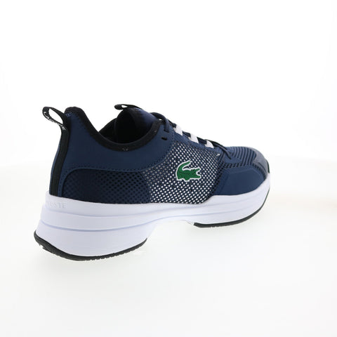 Lacoste AG-LT 21 222 1 7-44SMA0061092 Mens Blue Canvas Athletic Tennis Shoes