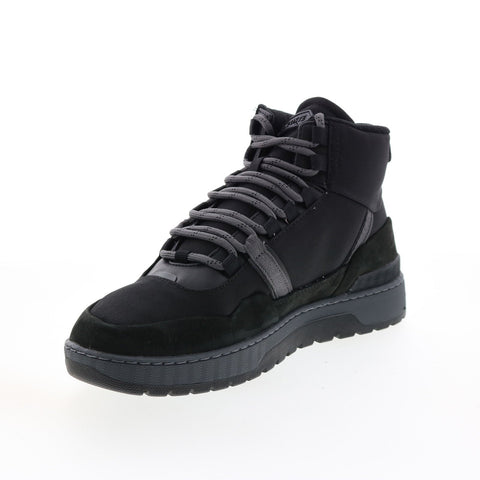 Lacoste T-Clip WNTR Mid 222 2 Mens Black Canvas Lifestyle Sneakers Shoes