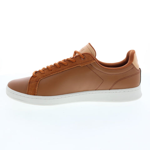 Lacoste Carnaby Pro 222 5 Mens Brown Leather Lifestyle Sneakers Shoes