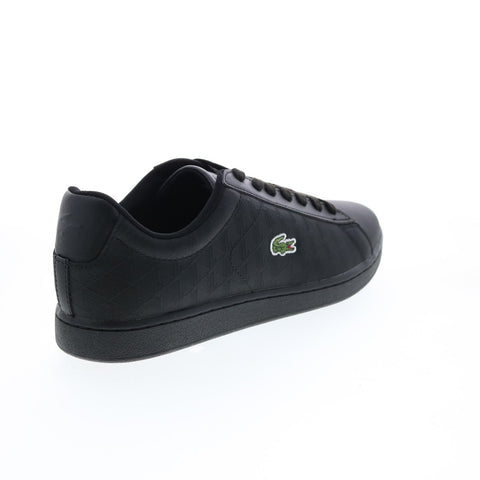 Lacoste Carnaby Evo 222 5 Sma Mens Black Leather Lifestyle Sneakers Shoes