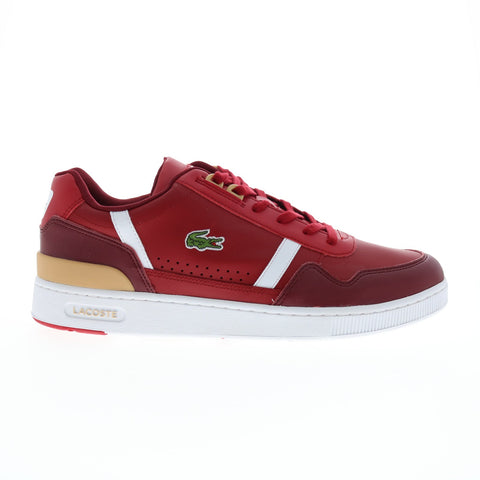 Lacoste T-Clip 222 11 7-44SMA011317K Mens Red Lifestyle Sneakers Shoes