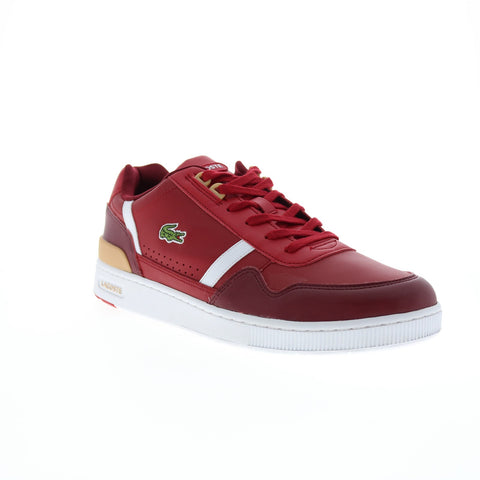 Lacoste T-Clip 222 11 7-44SMA011317K Mens Red Lifestyle Sneakers Shoes