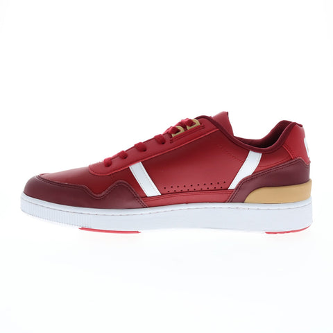 Lacoste T-Clip 222 11 7-44SMA011317K Mens Red Lifestyle Sneakers Shoes