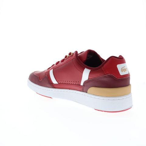 Lacoste T-Clip 222 11 7-44SMA011317K Mens Red Lifestyle Sneakers Shoes
