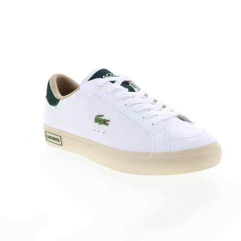 Lacoste Powercourt 222 6 7-44SMA01161R5 Mens White Lifestyle Sneakers Shoes