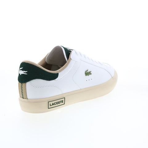 Lacoste Powercourt 222 6 7-44SMA01161R5 Mens White Lifestyle Sneakers Shoes