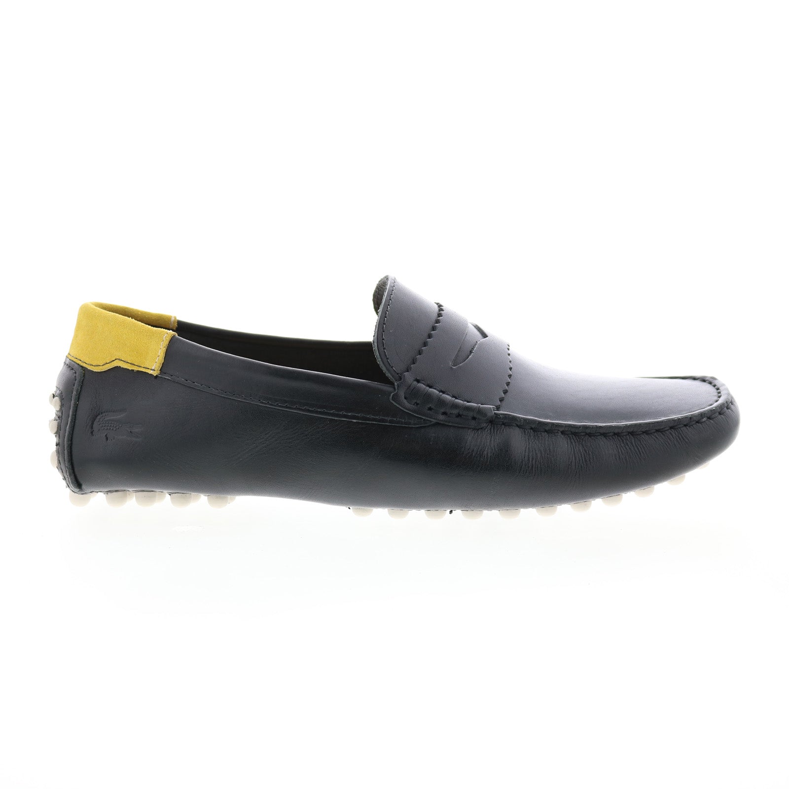 Lacoste Moccasins Mens Lacoste Concours 123 CMA Mens Black Loafers Slip Ons  Moccasin Shoes
