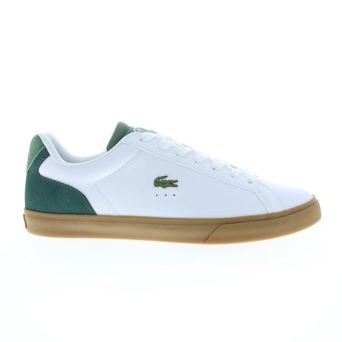 Lacoste Lerond Pro 123 4 CMA Mens White Leather Lifestyle Sneakers Shoes