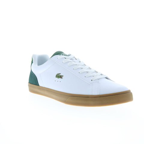 Lacoste Lerond Pro 123 4 CMA Mens White Leather Lifestyle Sneakers Shoes