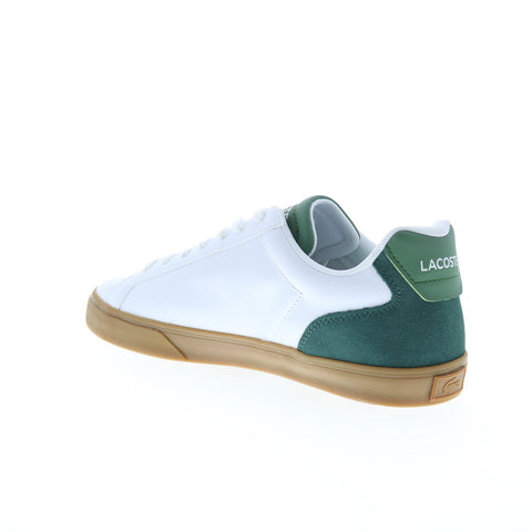 Lacoste Lerond Pro 123 4 CMA Mens White Leather Lifestyle Sneakers Shoes