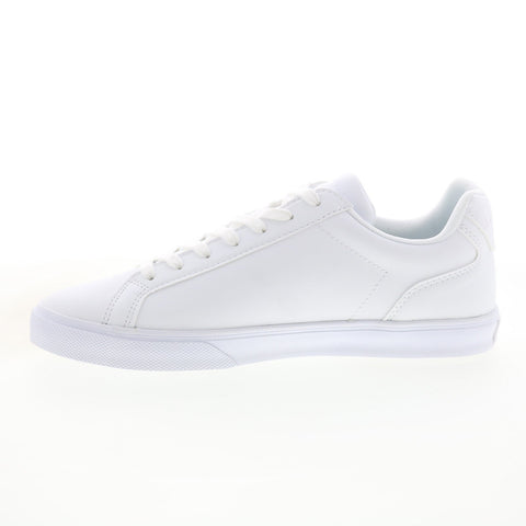 Lacoste Lerond Pro Bl 23 1 Cma Mens White Leather Lifestyle Sneakers Shoes