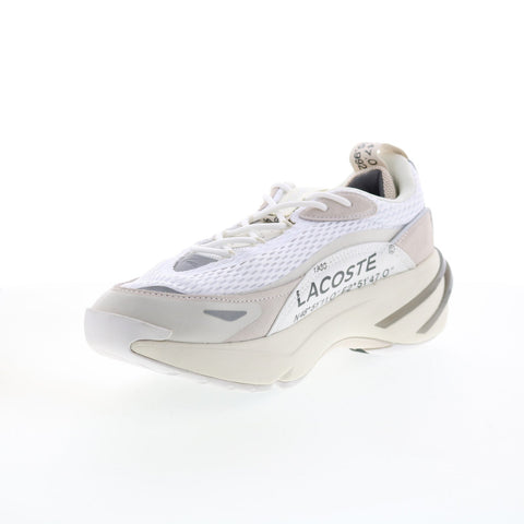 Lacoste Odyssa 123 1 SMA 7-45SMA000421G Mens White Lifestyle Sneakers Shoes