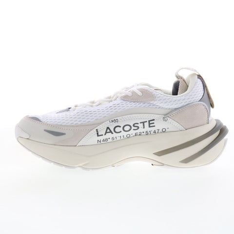 Lacoste Odyssa 123 1 SMA 7-45SMA000421G Mens White Lifestyle Sneakers Shoes