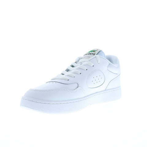Lacoste Lineset 223 1 SMA Mens White Leather Lifestyle Sneakers Shoes
