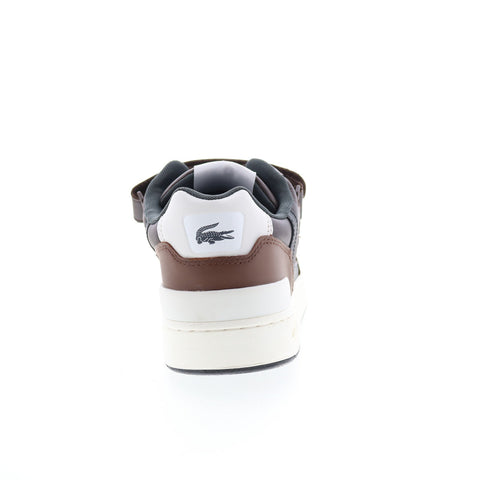 Lacoste T-Clip Vlc 223 1 SMA Mens Brown Leather Lifestyle Sneakers Shoes