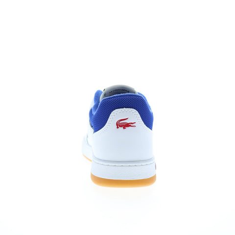 Lacoste Lineset 124 1 SMA Mens White Leather Lifestyle Sneakers Shoes
