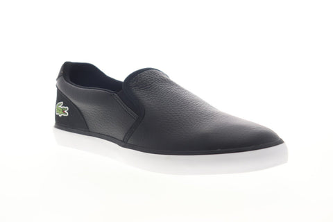 Lacoste Jouer Slip 319 1 CMA Mens Black Synthetic Slip On Sneakers Shoes