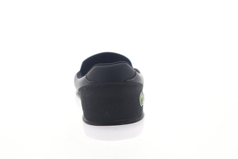 Lacoste Jouer Slip 319 1 CMA Mens Black Synthetic Slip On Sneakers Shoes