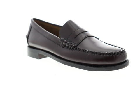 Sebago Classic Dan 7000300 Mens Brown Wide Loafers & Slip Ons Penny Shoes