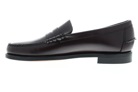 Sebago Classic Dan 7000300 Mens Brown Wide Loafers & Slip Ons Penny Shoes
