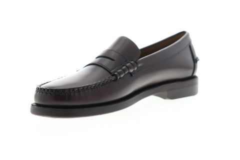 Sebago Classic Dan 7000300 Mens Brown Wide Loafers & Slip Ons Penny Shoes