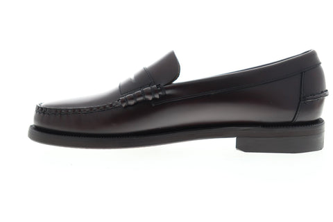 Sebago Classic Dan Mens Brown Extra Wide Loafers & Slip Ons Penny Shoes