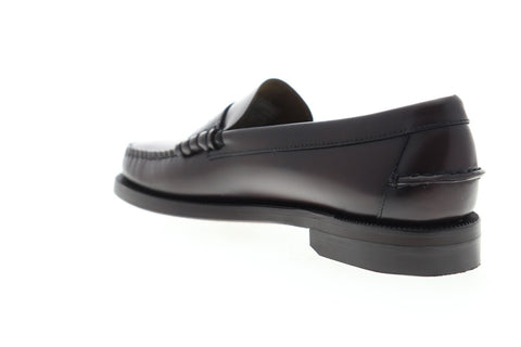 Sebago Classic Dan Mens Brown Extra Wide Loafers & Slip Ons Penny Shoes