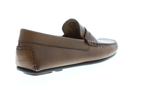 Sebago Tirso Penny 70007Z0 Mens Brown Leather Dress Slip On Loafers Shoes