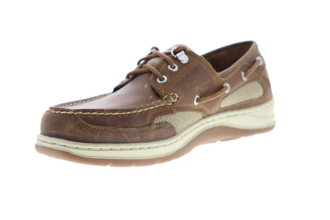 Sebago Clovehitch II Mens Brown Extra Wide Loafers & Slip Ons Boat Shoes
