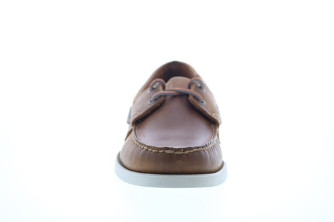 Sebago Portland 7000H00 Mens Brown Leather Casual Lace Up Boat Shoes