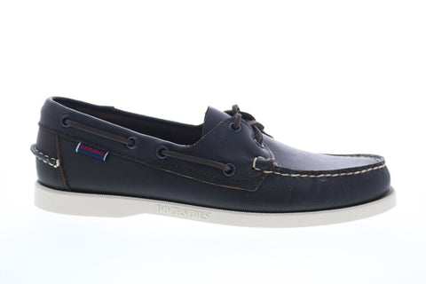 Sebago Portland Docksides Mens Brown Leather Loafers & Slip Ons Boat Shoes