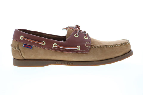 Sebago Spinnaker Nubuck FGL 7000H30 Mens Brown Loafers & Slip Ons Boat Shoes