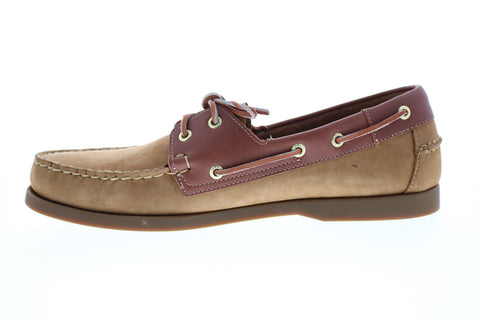 Sebago Spinnaker Nubuck FGL 7000H30 Mens Brown Loafers & Slip Ons Boat Shoes