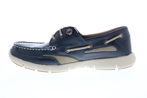 Sebago Clovehitch Lite FGL Oiled 7000HL0 Mens Blue Loafers & Slip Ons Boat Shoes