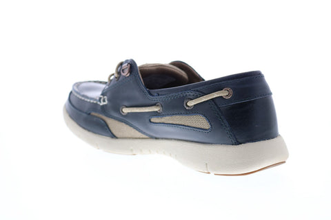 Sebago Clovehitch Lite FGL Oiled 7000HL0 Mens Blue Loafers & Slip Ons Boat Shoes