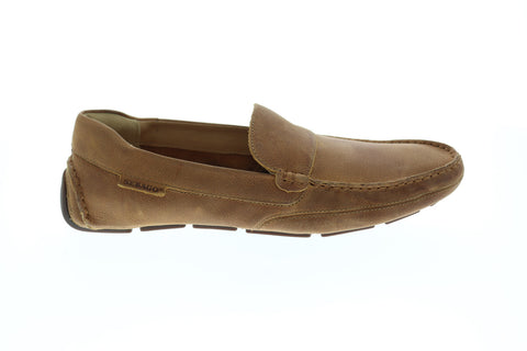 Sebago Kedge Venetian Mens Brown Leather Casual Dress Slip On Loafers Shoes
