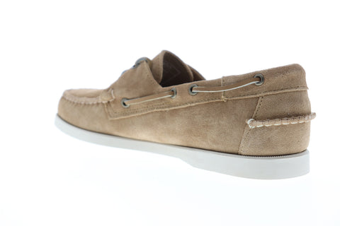 Sebago Portside Suede 7000G90 Mens Beige Loafers & Slip Ons Boat Shoes