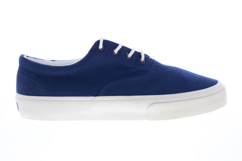 Sebago John 7001430 Mens Blue Canvas Lace Up Lifestyle Sneakers Shoes